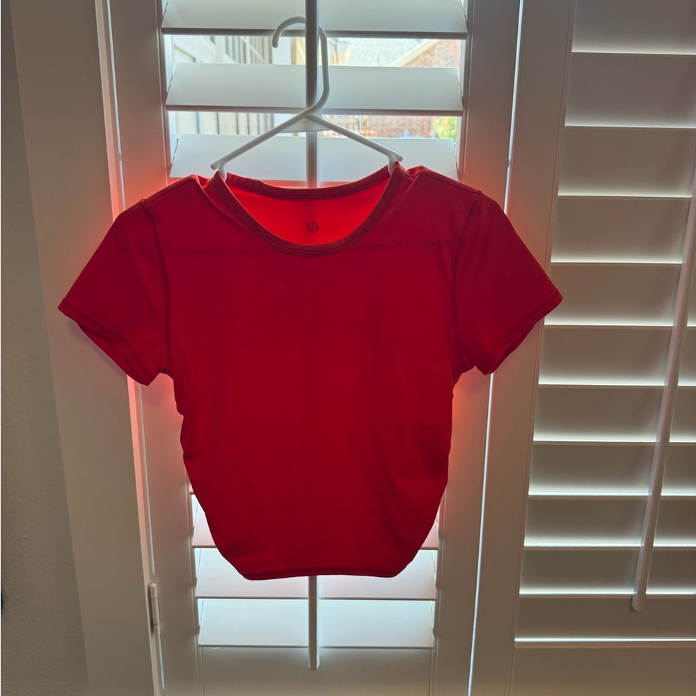 Lululemon orange Short Sleeve Top